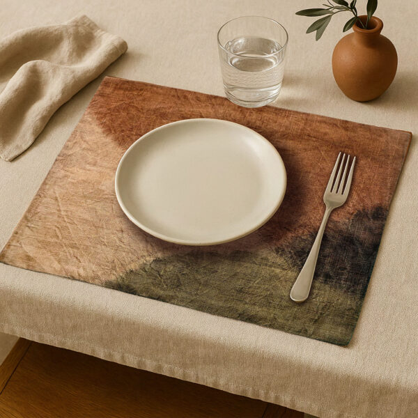 Brown Cross Placemat Set